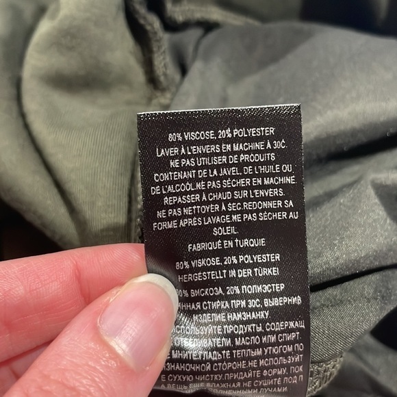 NWT Ted Baker Vveria Relaxed High Rise Straight Leg Jogger Khaki Olive Green - Picture 5 of 12